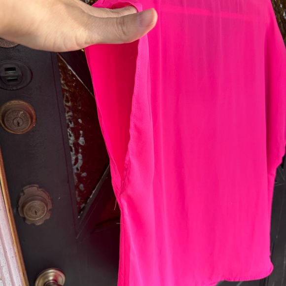 Neon pink Torrid Sleeveless top - Picture 5 of 6